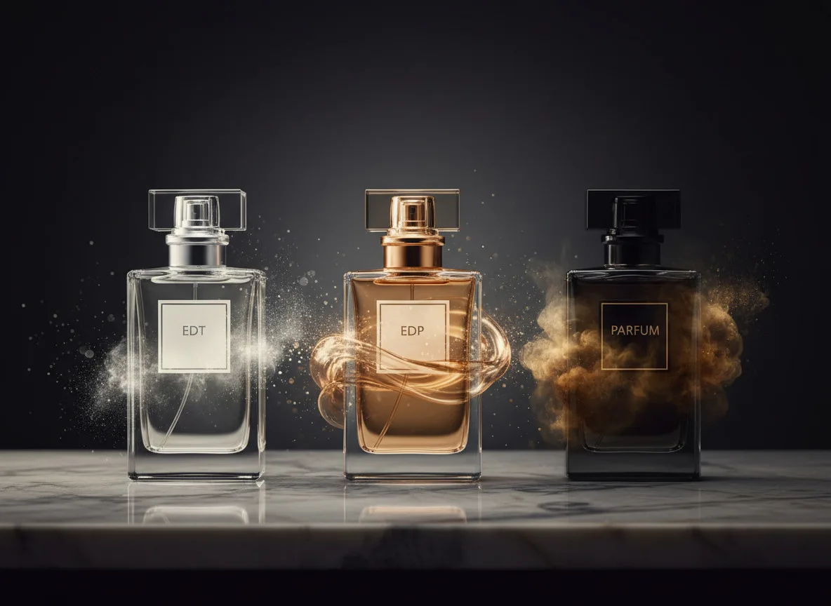 Post relacionado Guia de Concentração: EDT vs. EDP vs. Parfum. Qual Escolher?