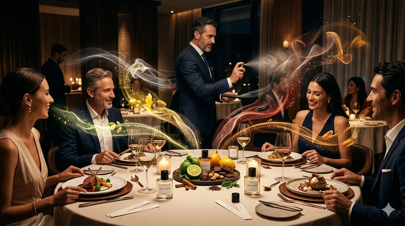 Post relacionado Perfumes e Gastronomia: A Tendência de Jantares Harmonizados com Cheiros