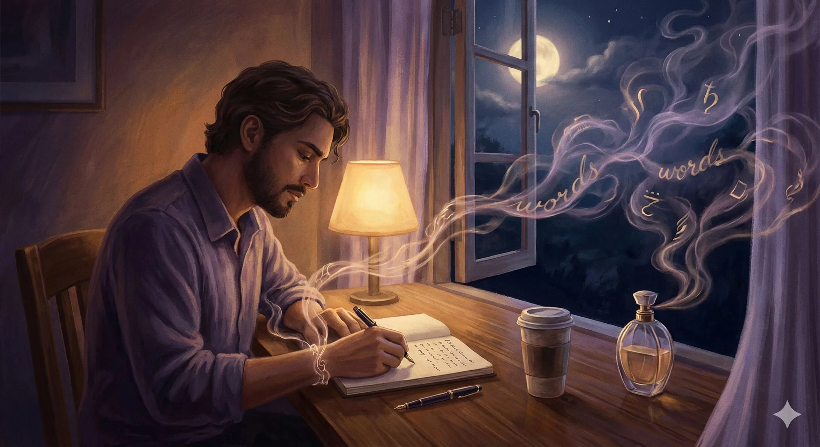 Post Fragrâncias Para Quem Escreve Poesia: O Combustível Invisível da Inspiração