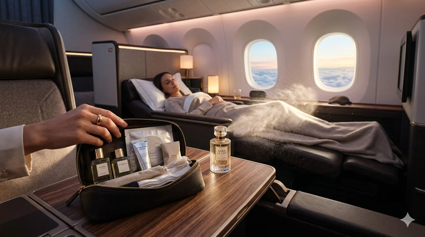 Post relacionado Perfumes de "Primeira Classe": O que as Companhias Aéreas Oferecem nos Kits
